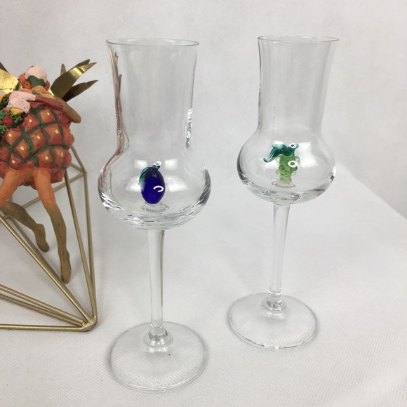 Aperitif Cordial Liqueur Stem Crystal & Ornaments Bundle - Picture 13 of 13